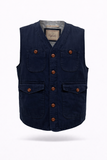 Gilet quattro tasche in cotone  canvas 2025