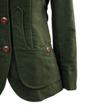 ICONIC WOMAN JACKET IN MOLESKIN COTTON
