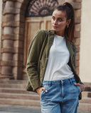 Giacca iconica donna in velluto rocciatore
