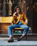 ICONIC WOMAN JACKET IN MOLESKIN COTTON