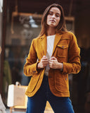 ICONIC WOMAN JACKET IN MOLESKIN COTTON