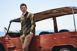 Overshirt in cotone lino