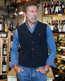 ARNO VEST IN MOLESKIN COTTON