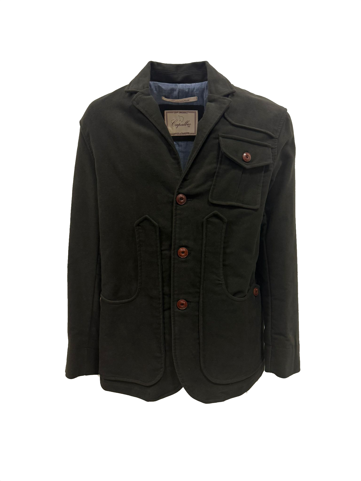 MAREMMA JACKET IN MOLESKIN COTTON