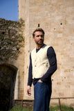 Gilet iconico in cotone lino 2025