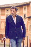 Giacca quattro tasche in cotone lino collezione 2025