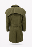 Trench in cotone waxed