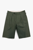 Bermuda in tessuto gabardina