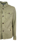 Overshirt in cotone lino