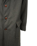 SINGLE-BREASTED COAT IN PURE WOOL WITH SLIT