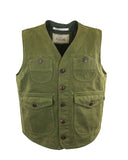 Gilet quattro tasche in cotone lino 2025