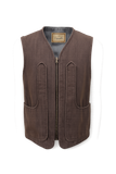 Gilet iconico in cotone e jeans