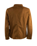 Overshirt in cotone lino
