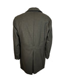 SINGLE-BREASTED COAT IN PURE WOOL WITH SLIT