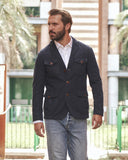 Giacca quattro tasche in cotone lino collezione 2025