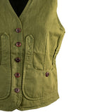 Gilet iconico donna in misto lino taglie 38-40