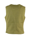 Gilet iconico donna in misto lino taglie 38-40
